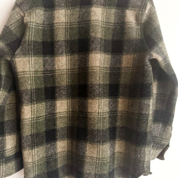 Ralph Lauren Purple Label 50th Anniversary Wool Cashmere Plaid Shacket  M - Picture 5 of 10
